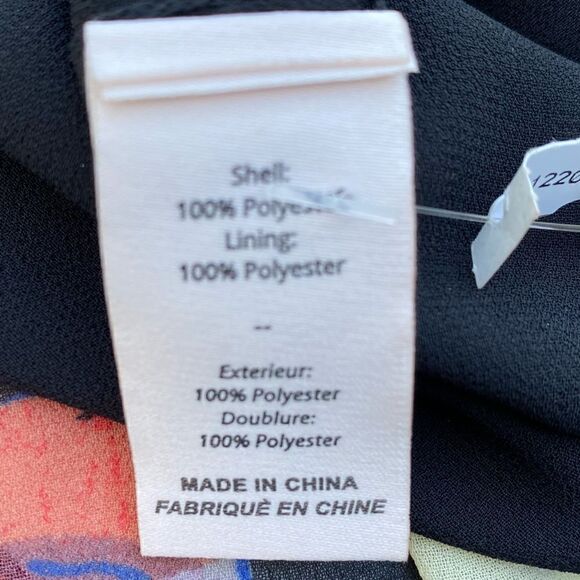 Cinq a Sept Naomi Floral Ruffle Asymmetric Top Size Small. Excellent Condition! - Picture 8 of 8